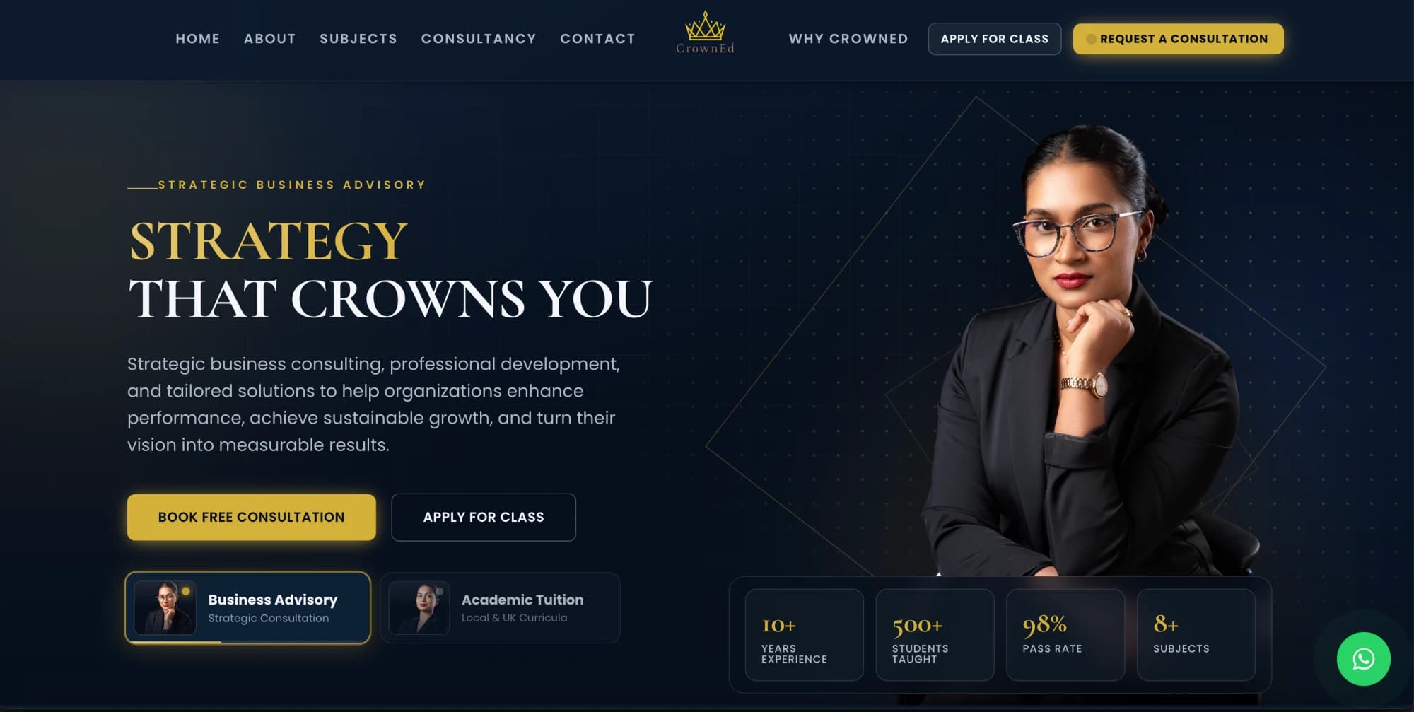 Crown Education website
